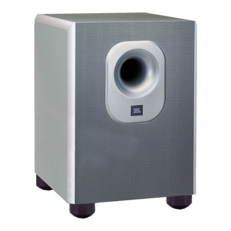 JBL SUB200 User manual