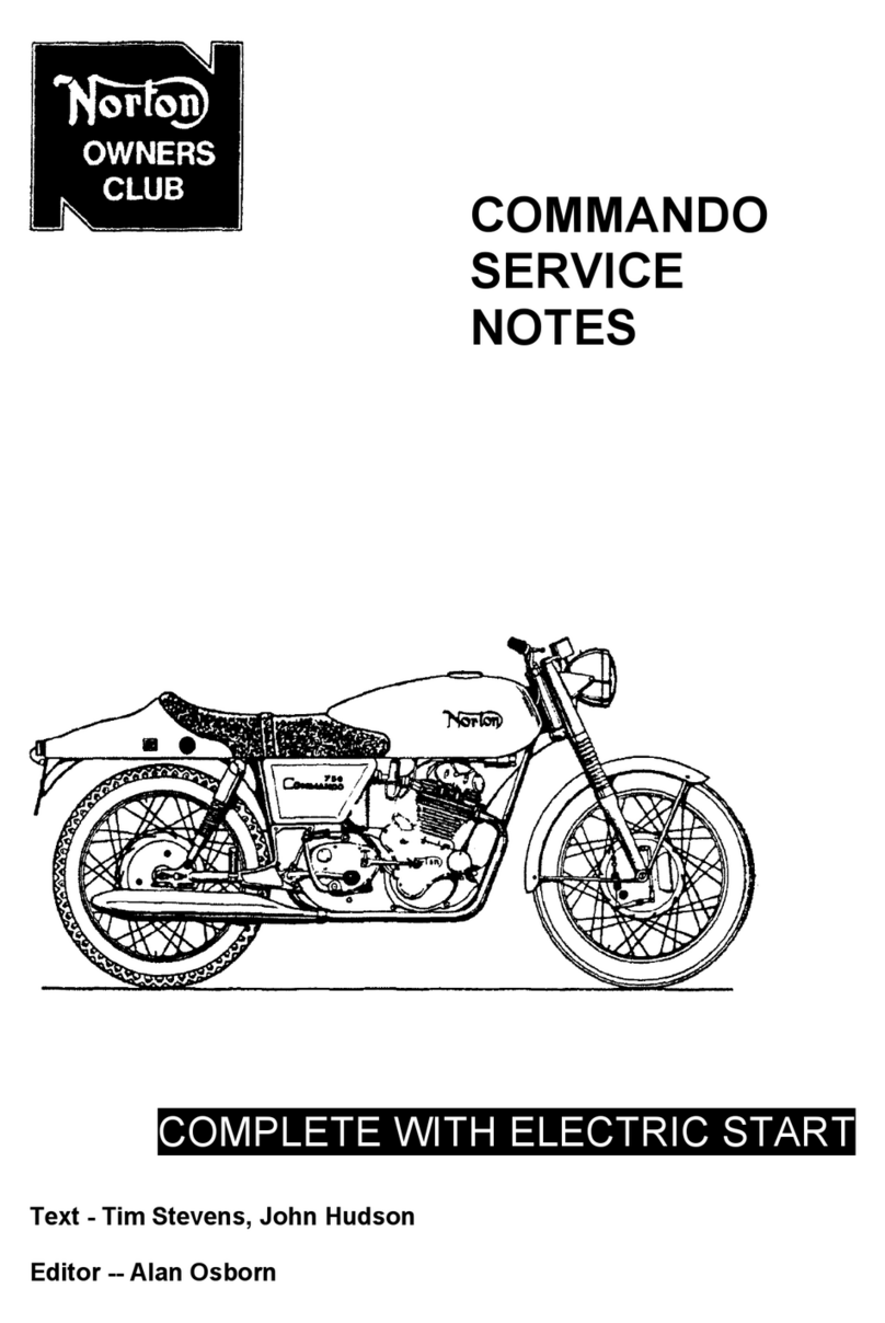 Norton Commando 1969 Service notes