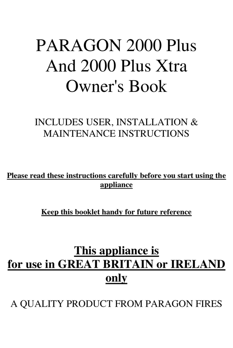 Paragon Fires 2000 Plus Xtra Owners book