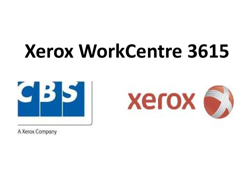 Xerox WorkCentre 3615 User manual