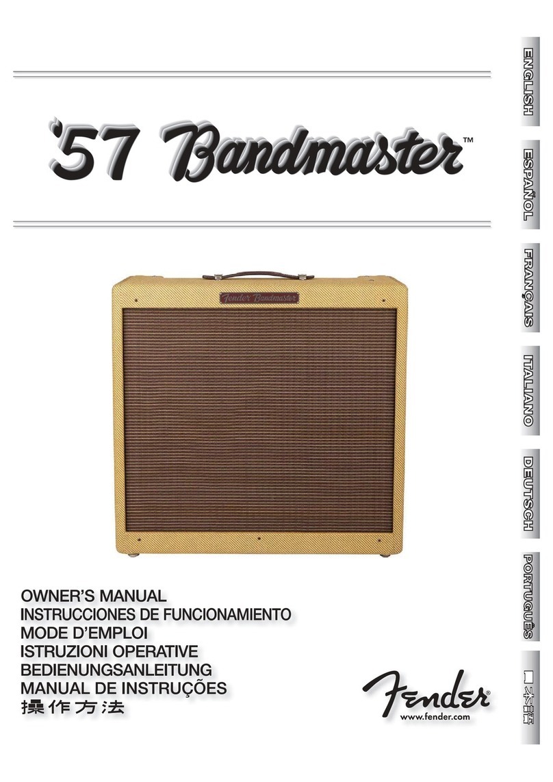 Fender '57 Bandmaster owner's manual