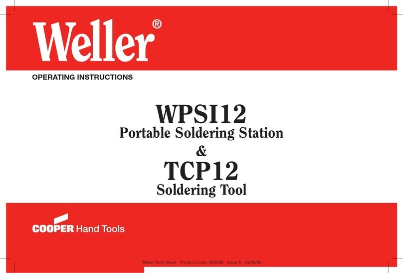 Weller WPSI12 operating instructions
