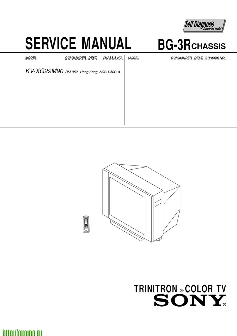 Sony Trinitron KV-XG29M90 User manual Sony Trinitron KV-XG29M90 User manual