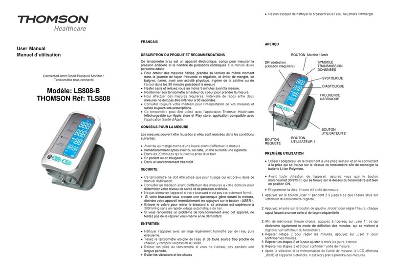 THOMSON LS808-B User manual