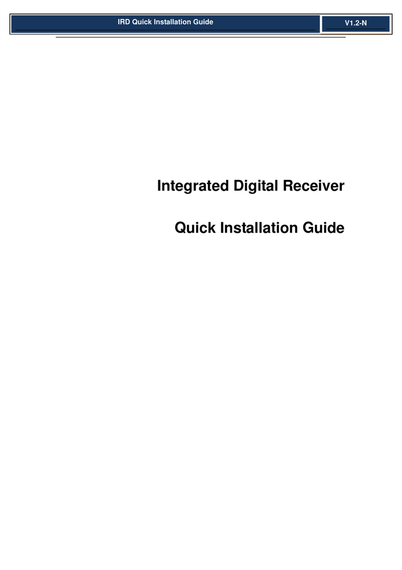 Sencore UMH160R Quick installation guide