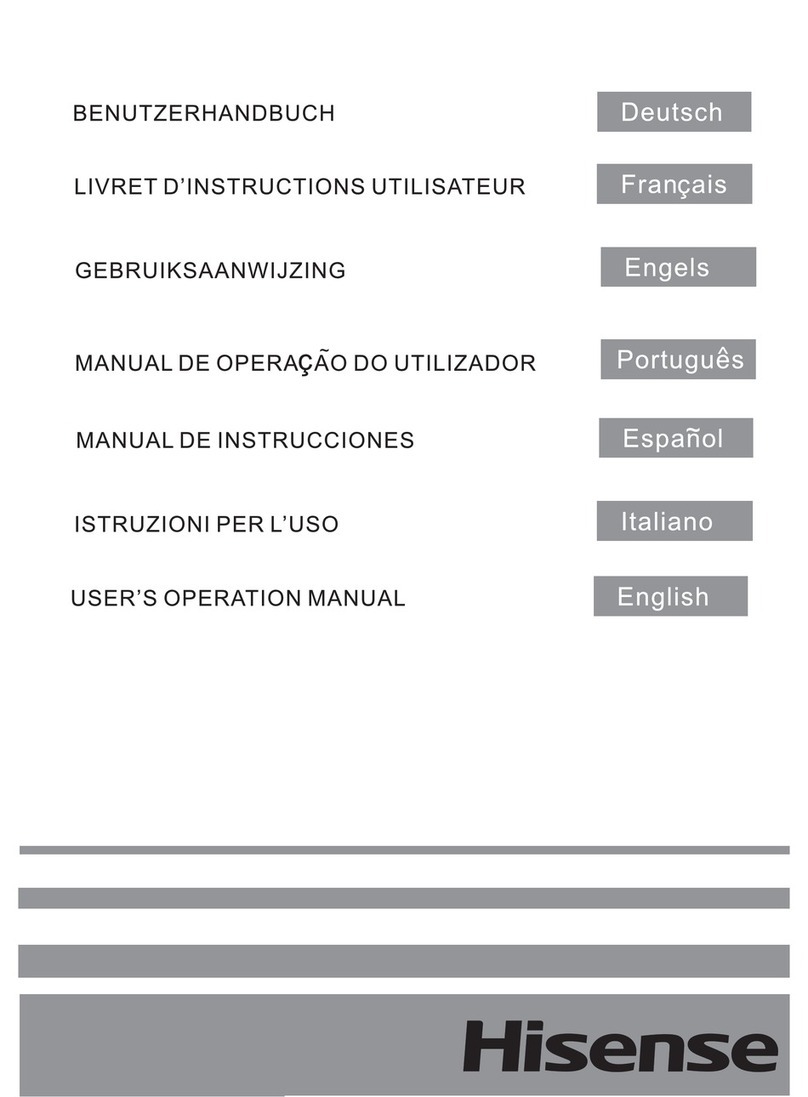 Hisense FV306N4BC1 Mounting instructions