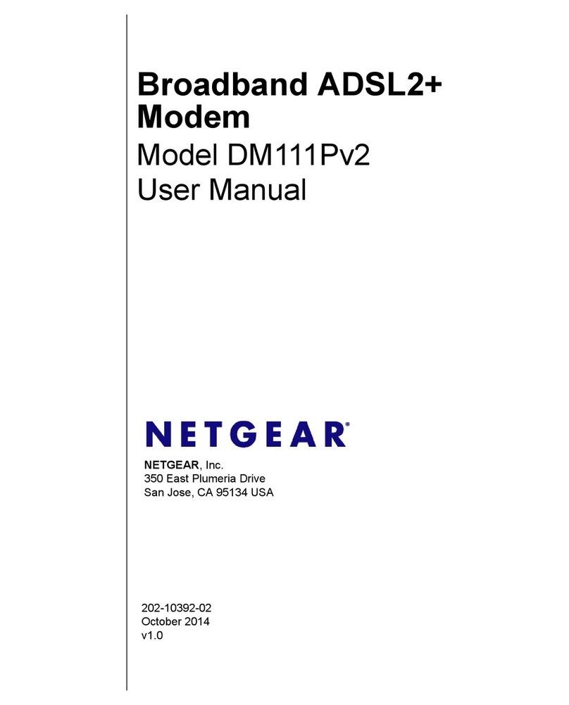 NETGEAR DM111P - ADSL2+ Ethernet Modem user manual