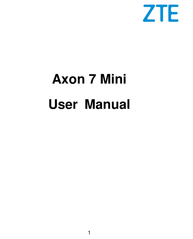 Zte Axon 7 Mini user manual