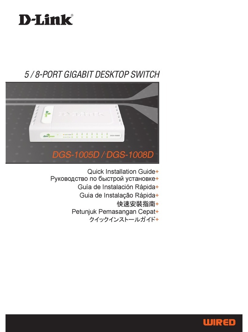 D-Link DGS-1005D - Switch User manual D-Link DGS-1005D - Switch User manual