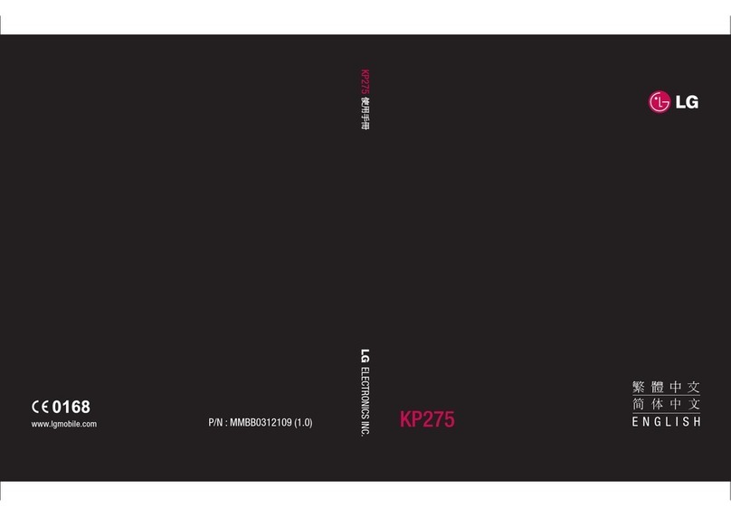 LG KP275 User manual
