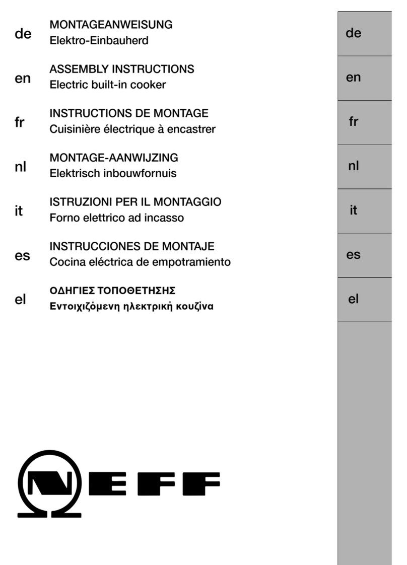 NEFF E1541W0EU User manual