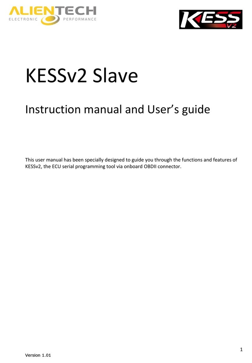 AlienTech KESSV2 Slave Instruction manual and users guide