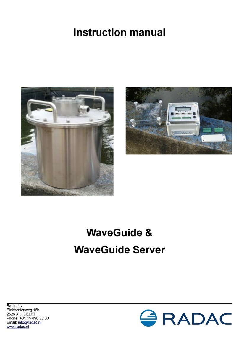 RADAC WaveGuide instruction manual