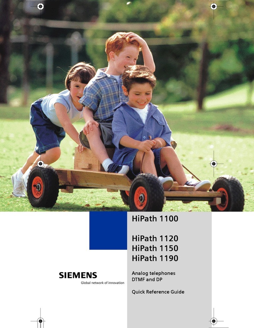 Siemens HiPath 1100 User manual Siemens HiPath 1100 User manual