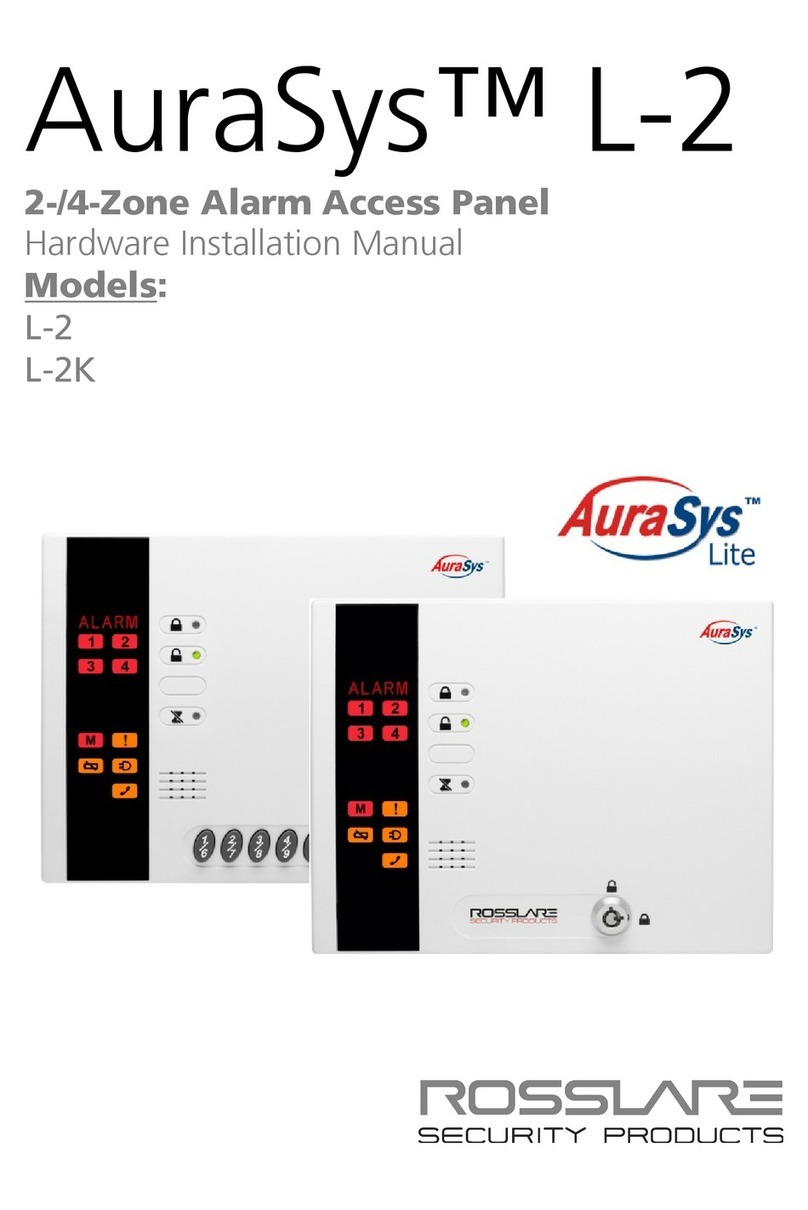 Rosslare AuraSys L-2 Hardware installation manual Rosslare AuraSys L-2 Hardware installation manual