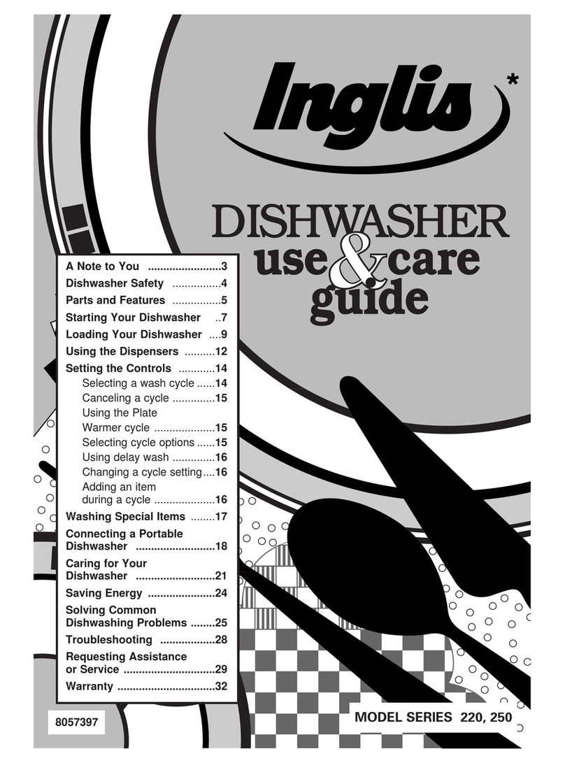 Inglis SERIES 220 Use and care guide