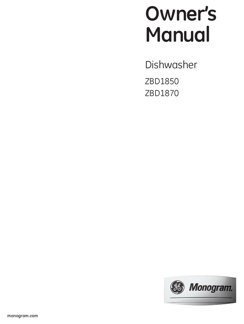 GE Monogram ZBD1850 User manual