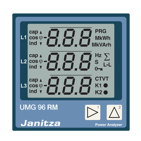 janitza UMG 96 RM Operating instructions and technical data