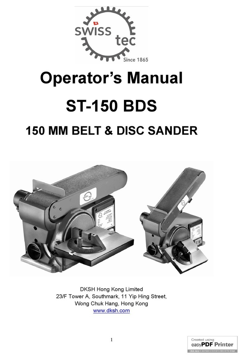 SWISS TEC ST-150 BDS Operator's manual