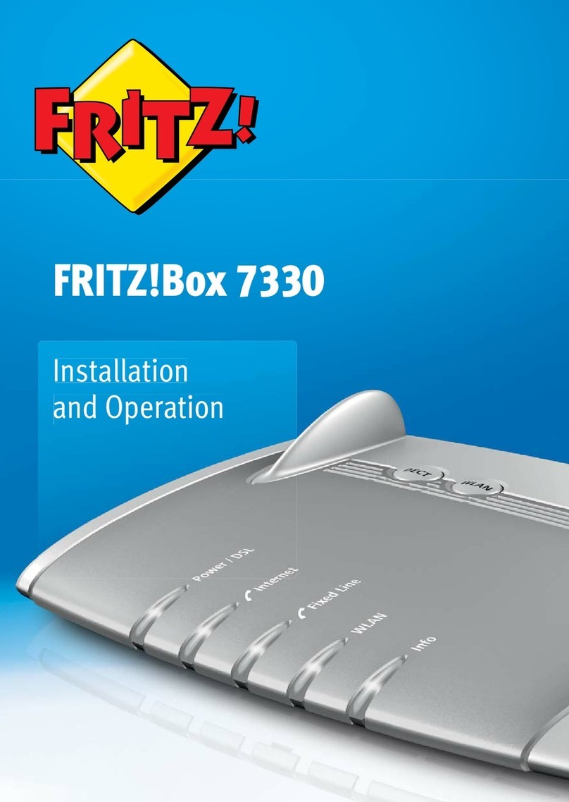 Fritz! 7330 Installation and operation
