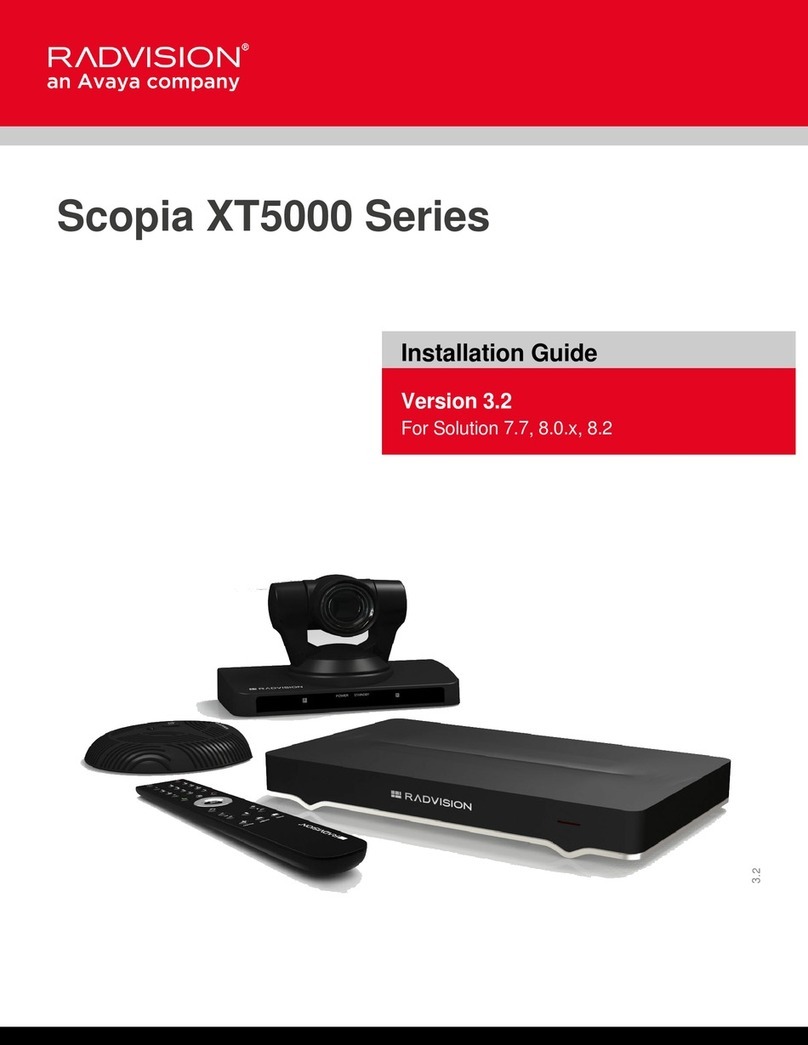 RADVision Scopia XT5000 Series installation guide