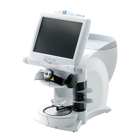 Nidek Medical Ice 900 Operator's manual Nidek Medical Ice 900 Operator's manual