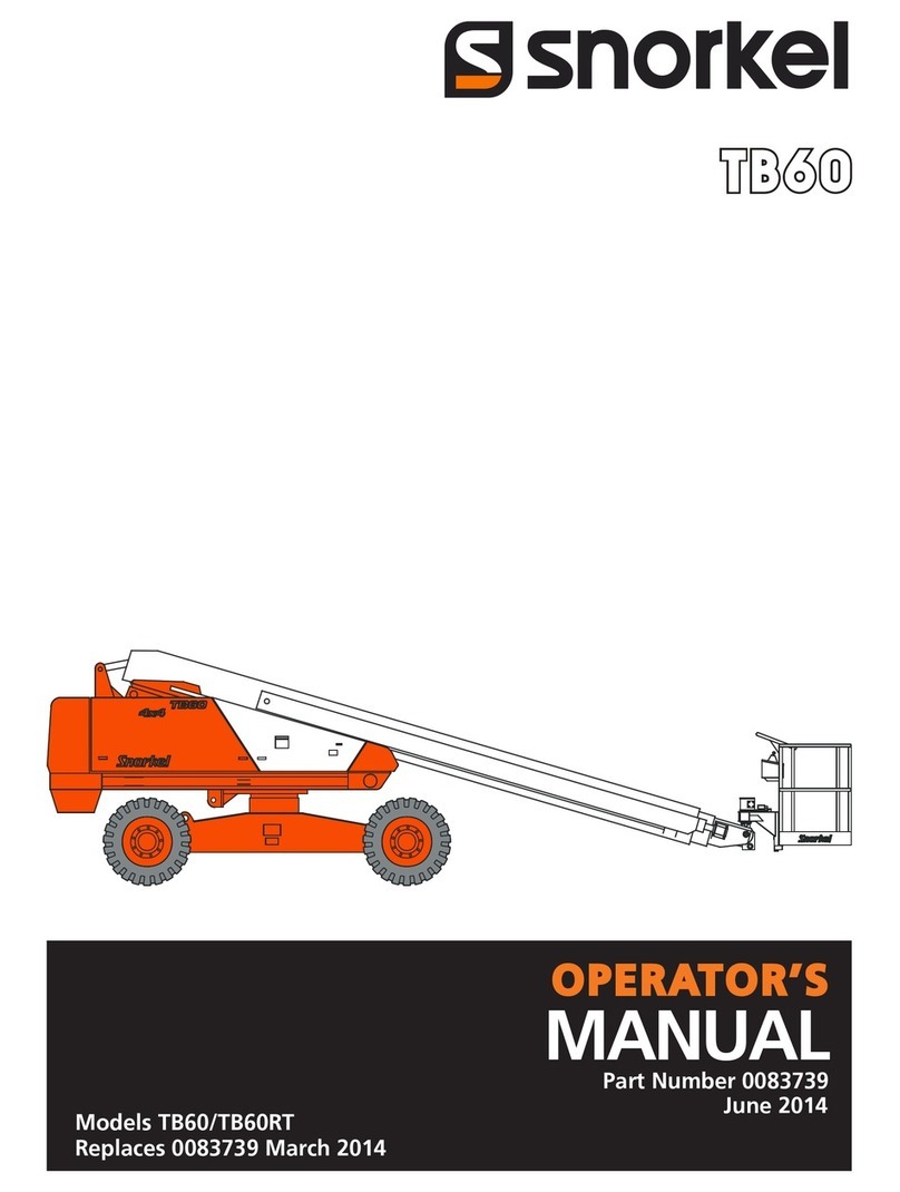 Snorkel TB60 Operator's manual