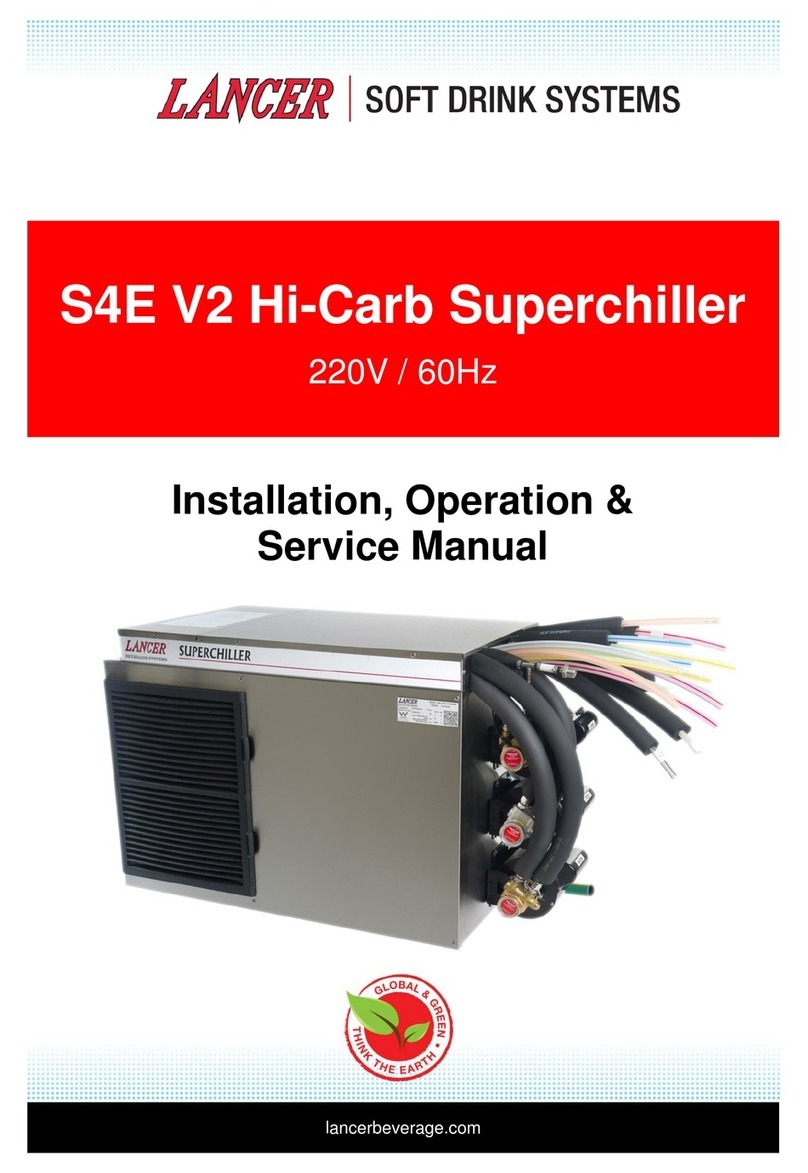 lancer S4E V2 Hi-Carb Superchiller Installation, operation & service manual