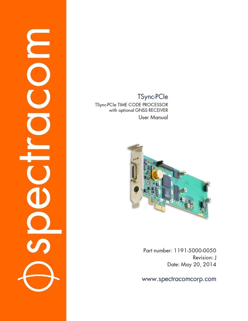 Spectracom TSync-PCIe User manual