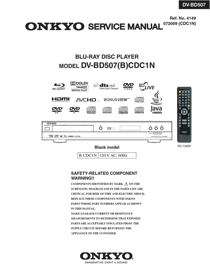 Onkyo DV-BD507CDC1N User manual