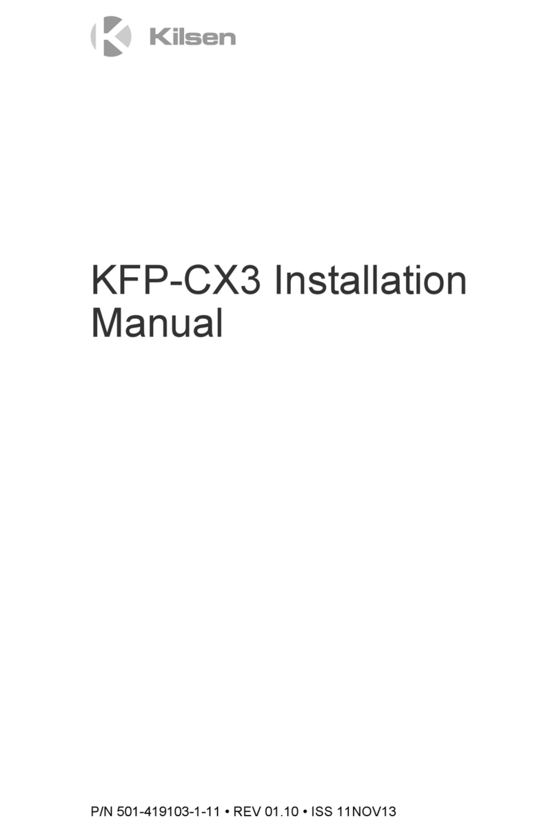 Kilsen KFP-CX3 installation manual