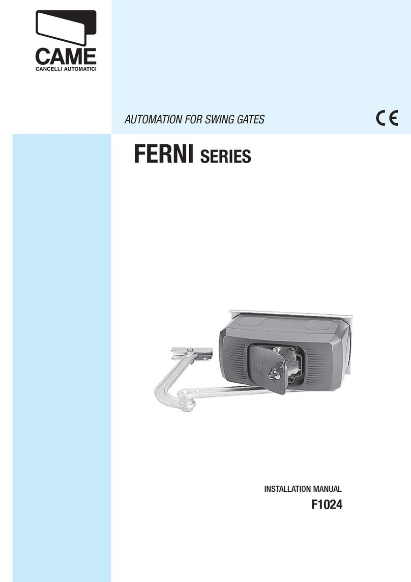 CAME F1024 User manual