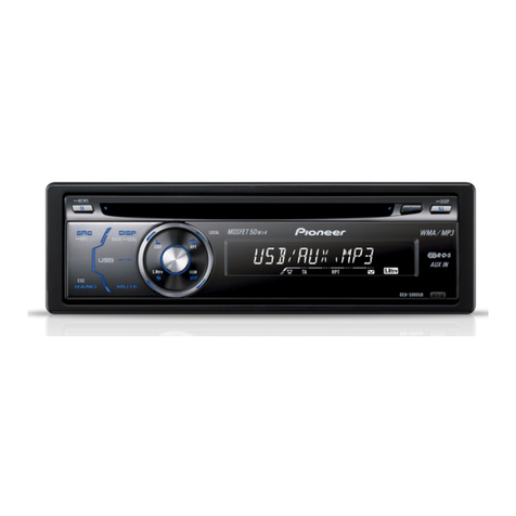 Pioneer DEH-5000UB User manual