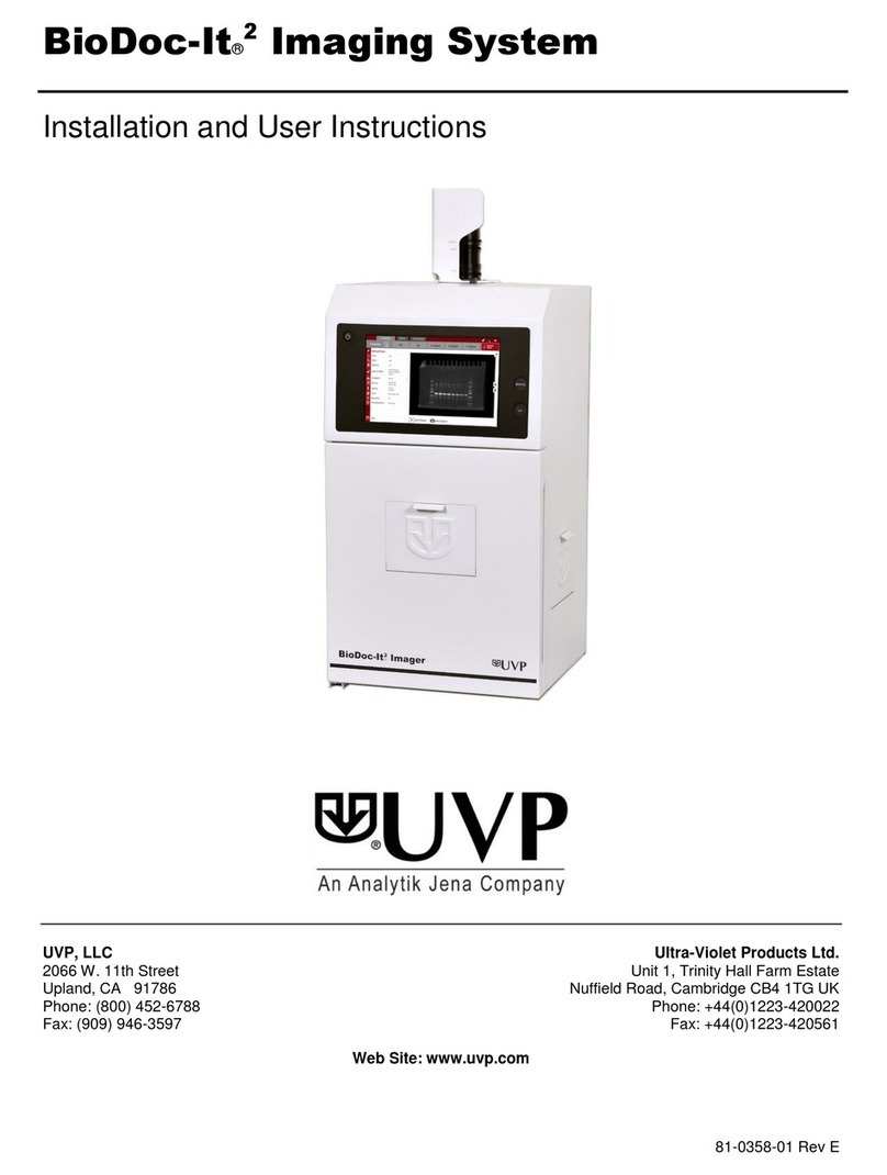 UVP biodoc-it 2 Installation and user instructions