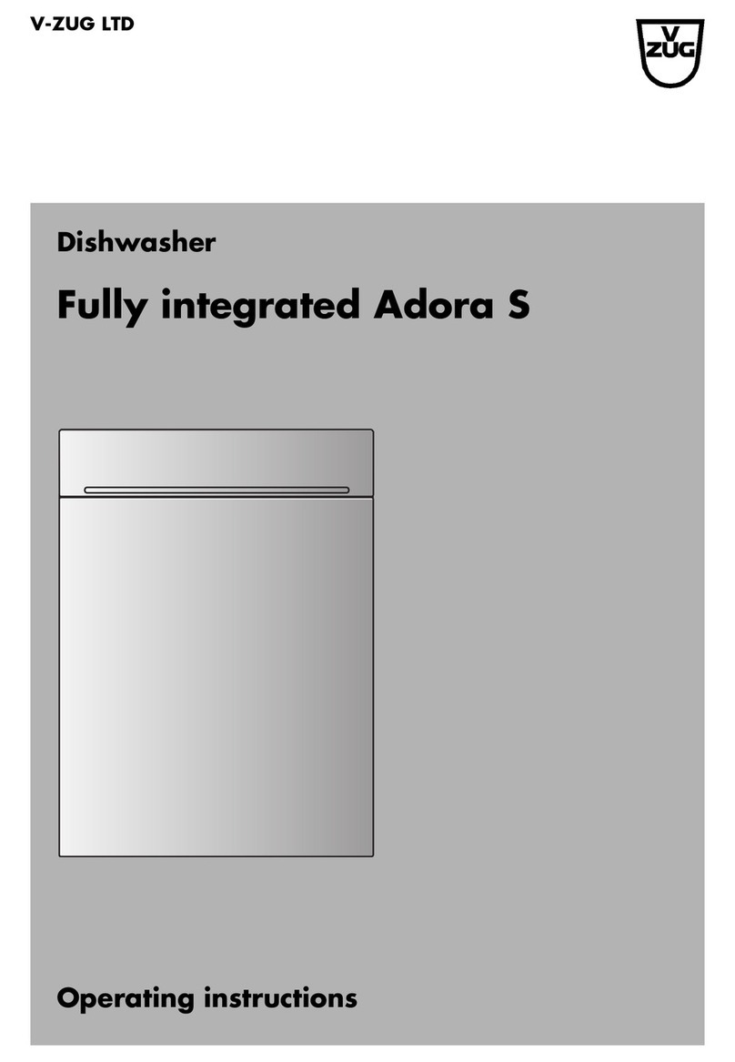 V-ZUG adora s operating instructions