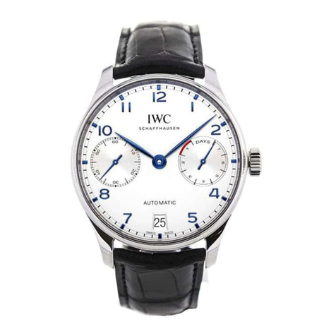 iwc PORTUGIESER AUTOMATIC operating instructions