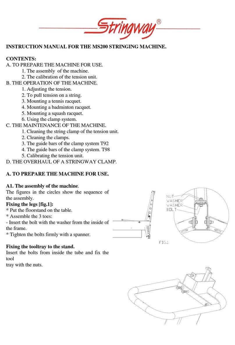 Stringway ms200 instruction manual