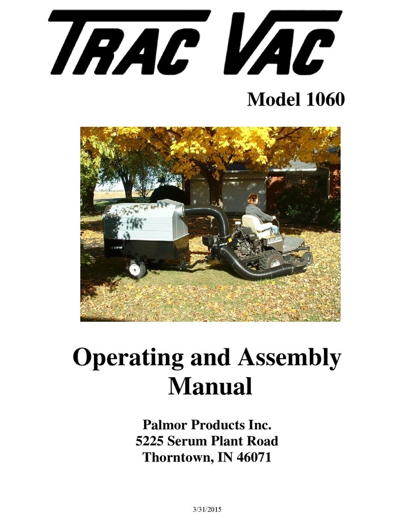Trac Vac 1060 Operating and assembly manual