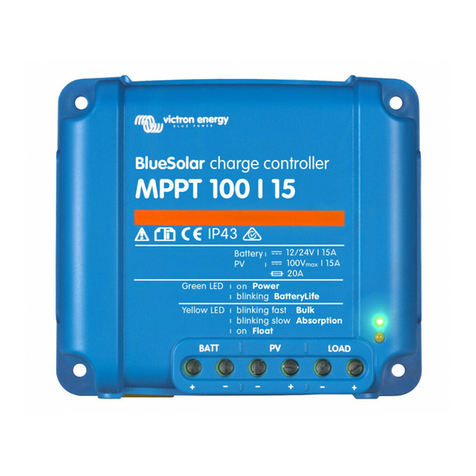 Victron energy BlueSolar MPPT 100/15 User manual Victron energy BlueSolar MPPT 100/15 User manual