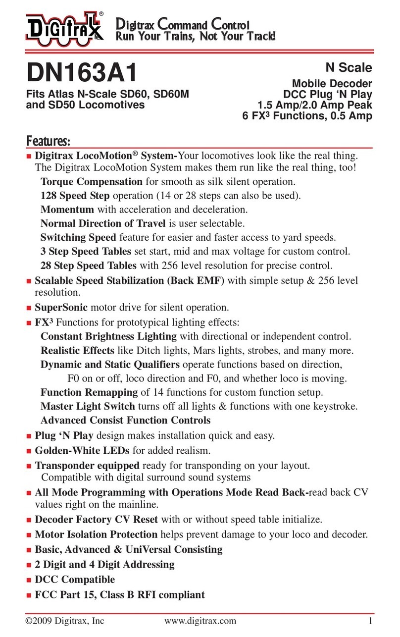 Digitrax DN163A1 user manual