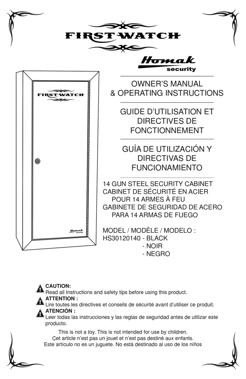 Homak HS30120140 User manual Homak HS30120140 User manual