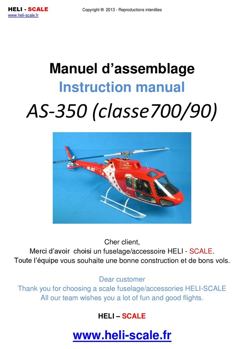 Heli-scale AS-350 User manual