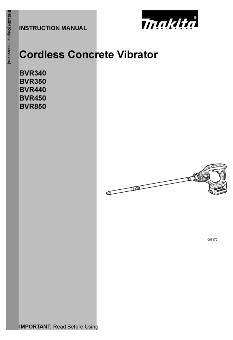 Makita Makstar BVR340 instruction manual