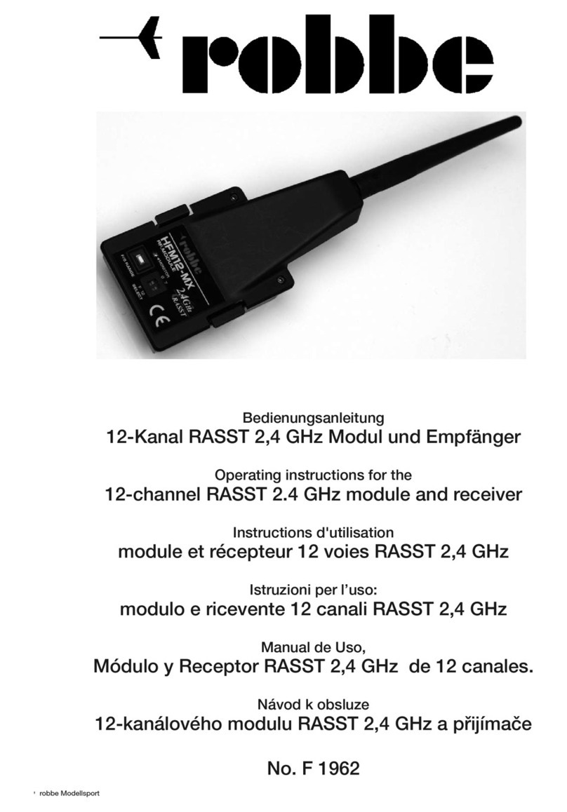 ROBBE HFM12-MX operating instructions