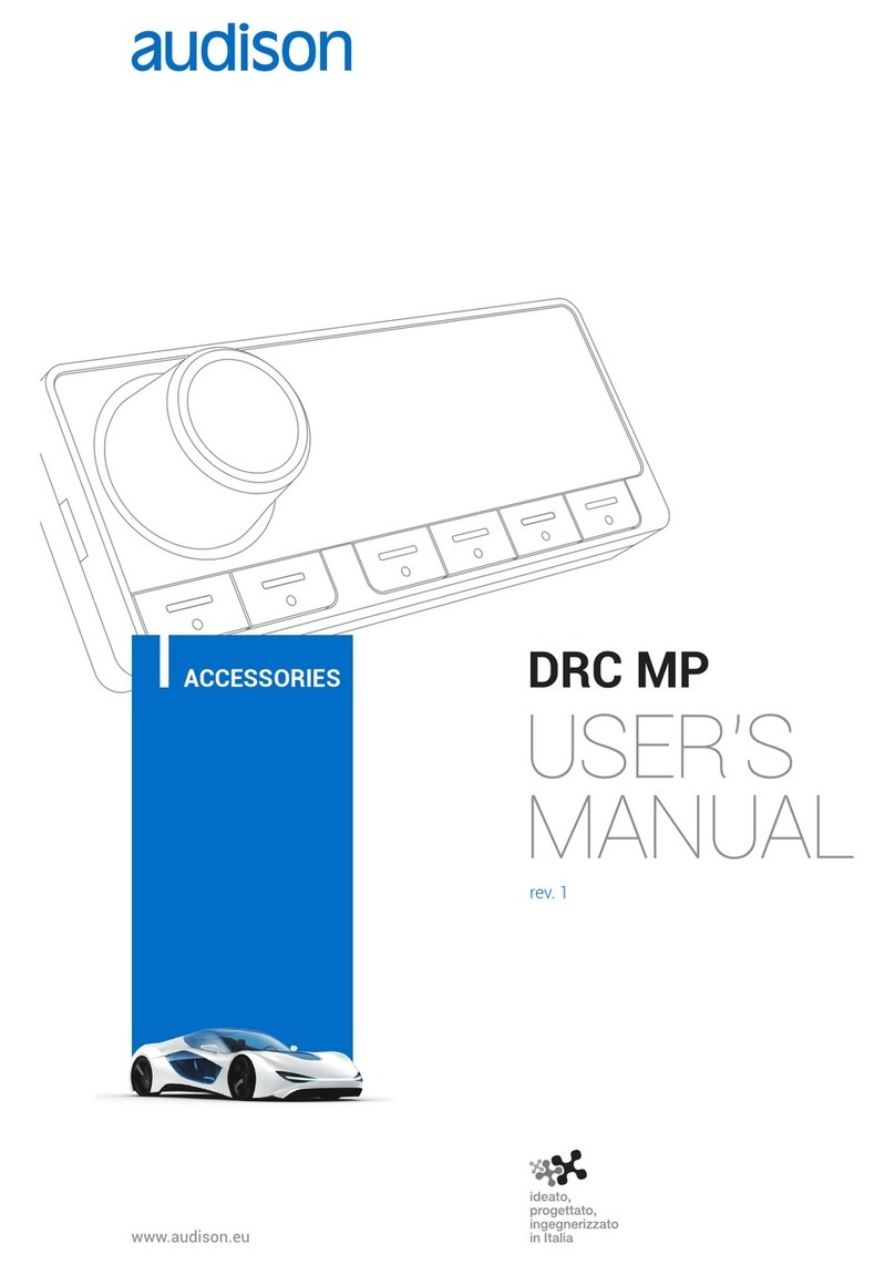Audison DRC MP User manual