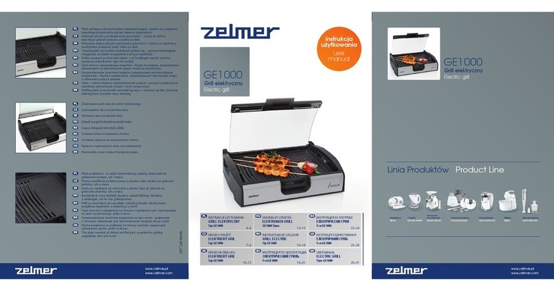 Zelmer GE1000 user manual