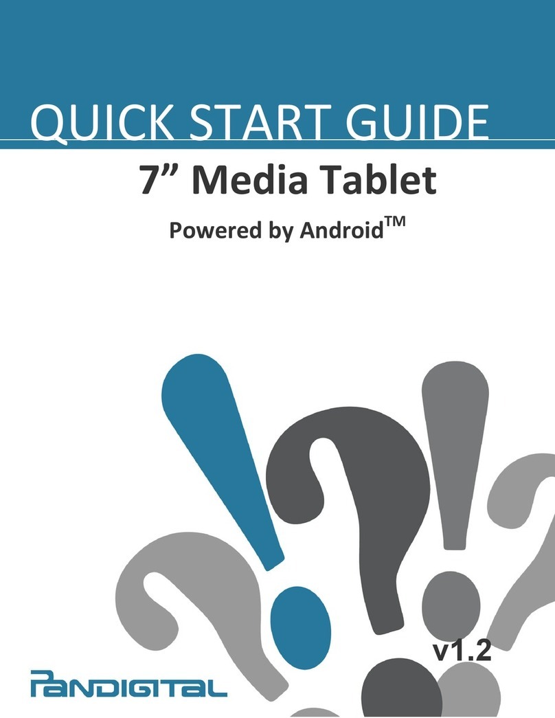 Pandigital E166973 quick start guide