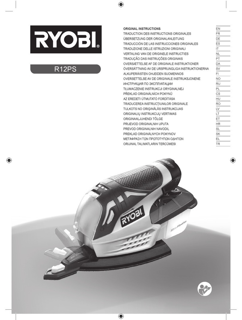 Ryobi R12PS User manual