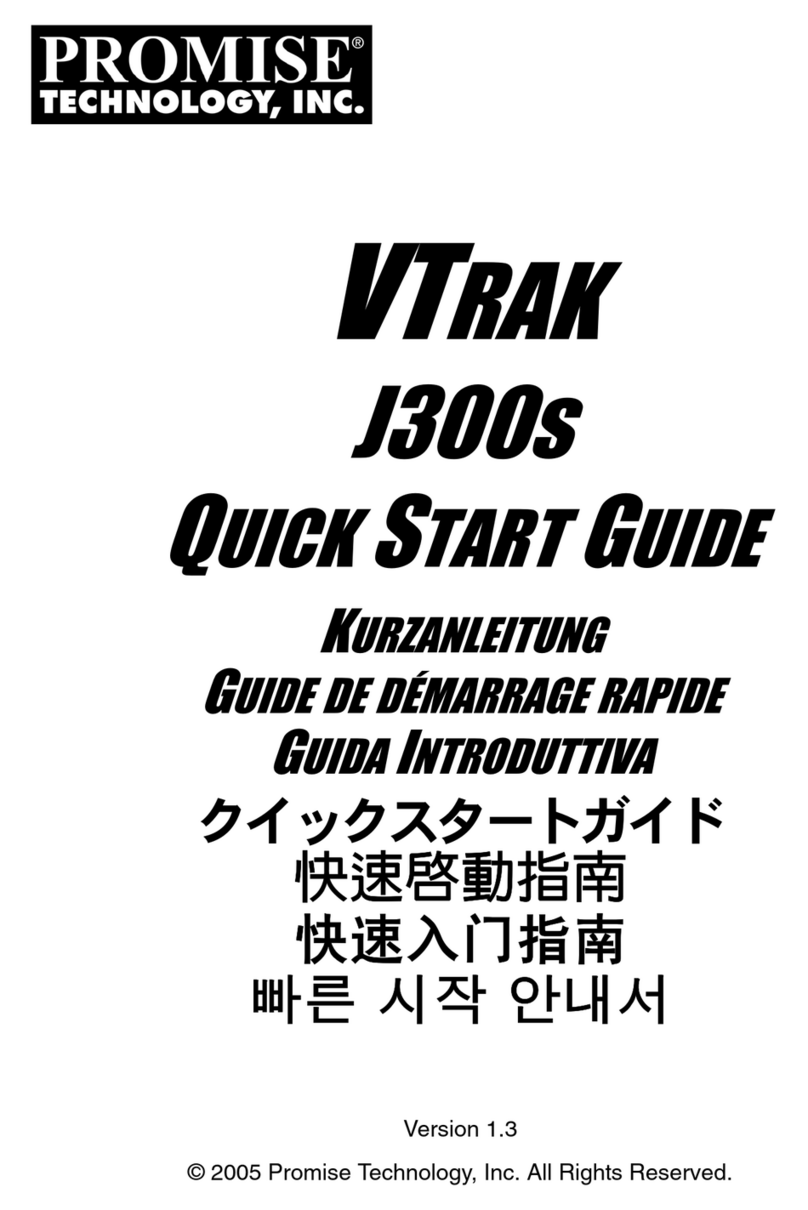Promise VTRAK J300S quick start guide