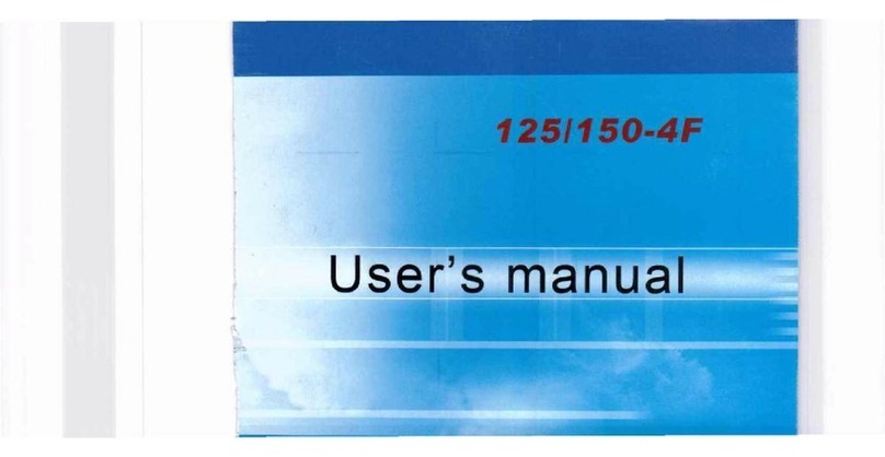 Speedway 125-4F user manual